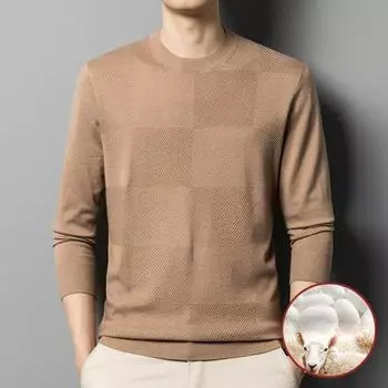 Мужской свитер, тонкий шелковый свитер с длинными рукавами, мужской свитер, осенний тренд, верх 165
