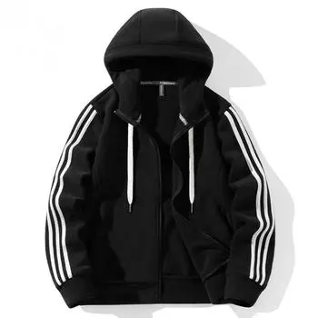 Мужской свитер весна, осень, зима флисовый кардиган куртка мужская внутренняя подкладка с капюшоном теплая флисовая куртка XXXXXL белый