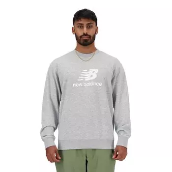 Мужской свитшот New Balance с логотипом Stacked AG S (MT41500) (Атлетический серый)