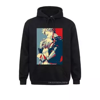 Мужской свитшот «Семь смертных грехов», сумасшедшая уличная одежда, пуловер Ban Elaine, толстовка с капюшоном, костюм, толстовка с принтом, толстовка большого размера Camiseta