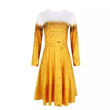 Мужской тематический пивной костюм для выступления, платье, костюм для косплея, подарок на Хэллоуин Skirt,M