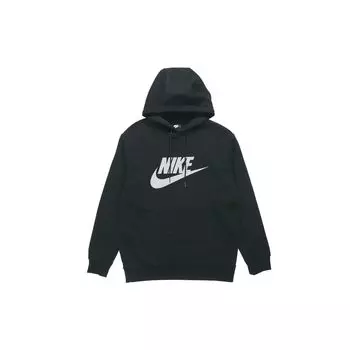 Мужской теплый пуловер с капюшоном на флисовой подкладке Nike, черный CU4374-010 L