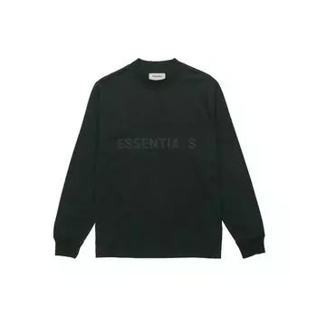 Мужской топ с длинным рукавом Fear of God Essentials FW20, черный FOG-FW20-244 M