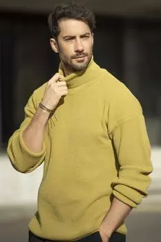 Мужской трикотаж в стиле ретро, пуловер, модные футболки, свитер с длинными рукавами для зимы и осени