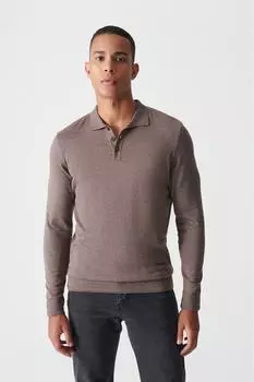 Мужской трикотаж в стиле ретро, пуловер, модные футболки, свитер с длинными рукавами для зимы и осени