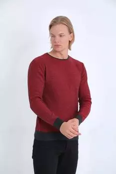 Мужской трикотаж в стиле ретро, пуловер, модные футболки, свитер с длинными рукавами для зимы и осени