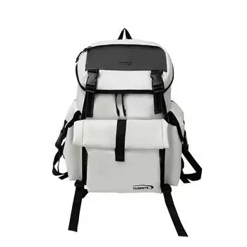 Мужской уличный водонепроницаемый легкий рюкзак большой вместимости, женский дорожный рюкзак для компьютера, мужской студенческий школьный рюкзак белый