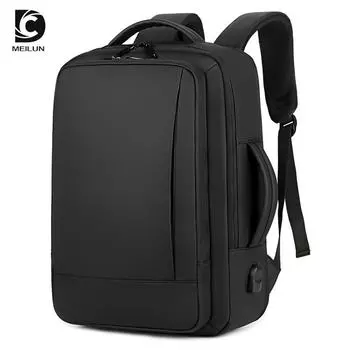 Мужской USB-водонепроницаемый пленочный деловой многофункциональный рюкзак для спорта и отдыха, школьный рюкзак для мужчин и женщин светло-серый