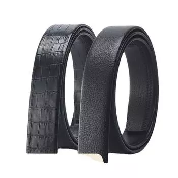 Мужской устойчивый к царапинам ремень с автоматической пряжкой, нескользящий ремень из коровьей кожи с крокодиловым узором для молодежи и среднего возраста, модный корейский стиль 120cm