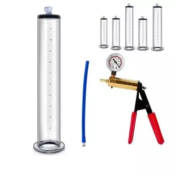 Мужской увеличитель пениса вакуумный насос пенис больше рост увеличение усилитель взрослые секс-игрушки для мужчин длительный тренажер эротические товары (4.4-22.9cm) kit