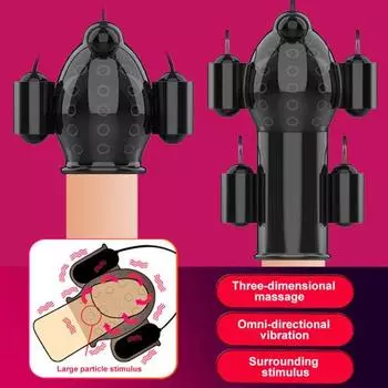 Мужской вибрирующий тренажер для головки пениса, массажер для задержки мастурбации, игрушка для стимуляции секса 3