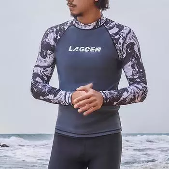 Мужской водолазный костюм, купальник, быстросохнущий купальник с длинными рукавами L