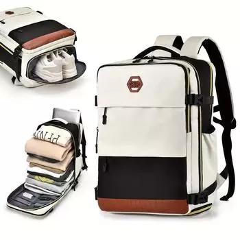 Мужской водонепроницаемый рюкзак большой вместимости с отдельной решеткой для обуви и несколькими отделениями, многофункциональный дорожный рюкзак для путешествий и деловых поездок