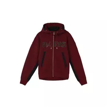 Мужской вязаный кардиган на молнии Jordan Paris Saint-Germain бордовый CV9951-610 XXXL