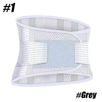 Мужской задний кронштейн 5 регулируемых ремней поддержки спины для работы обратная скользящая поддержка талии M