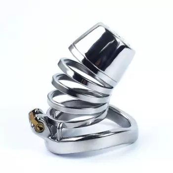 Мужской замок CB, металлический замок целомудрия, клетка для пениса, секс-игрушка из нержавеющей стали, кольцо на член, шаровые носилки, раб, БДСМ 40mm/1.57in