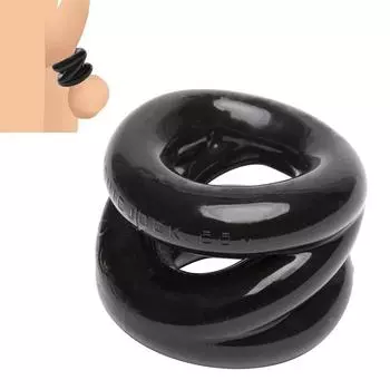 Мужской замок для пениса, кольцо для члена, бондаж, задержка эрекции, кольцо для пениса, многоразовое увеличение, носилки, секс-игрушка для мужчин