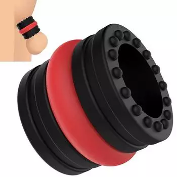 Мужской замок на пенис, кольцо на член, съемное, время задержки эрекции, кольцо на пенис, увеличение, мяч, носилки, секс-игрушка, большой человек