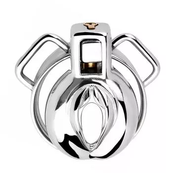 Мужской замок верности, клетка для пениса из нержавеющей стали с крючком, уретральный пояс верности, кольцо для пениса, шариковые носилки 40mm
