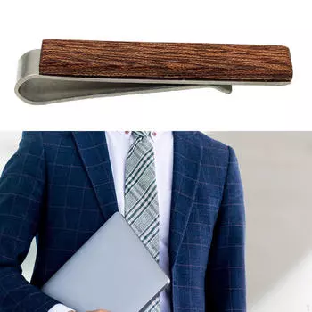 Мужской зажим для галстука, классический традиционный зажим для выпускного, дня святого валентина, свадьбы, подарка
