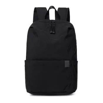 Мужской Женский Легкий Рюкзак Студенческий Школьный Рюкзак Дорожная Сумка S чёрный