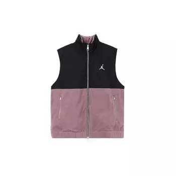 Мужской жилет Jordan Essentials Spliced Stand Collar Zip-Up Casual Vest Black FD8629-011 XL