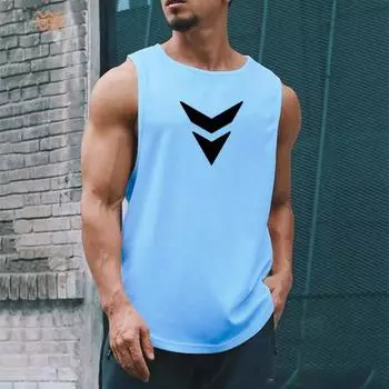 Мужской жилет, повседневный, повседневный, удобный, дышащий, для баскетбола, легкая рубашка без рукавов с круглым вырезом, носится на улице M зелёный