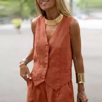 Мужской жилет-стойка с v-образным вырезом, однобортный однобортный однотонный кардиган, сохраняющий тепло, жилет в повседневном стиле, топы, осенне-зимний жилет без рукавов, женская куртка 2XL белый