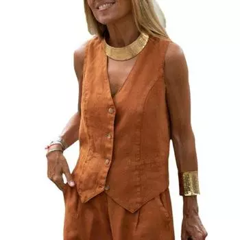 Мужской жилет-стойка с v-образным вырезом, однобортный однобортный однотонный кардиган, сохраняющий тепло, жилет в повседневном стиле, топы, осенне-зимний жилет без рукавов, женская куртка L белый