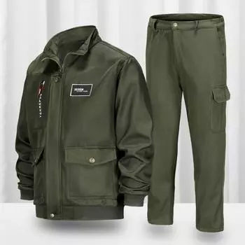 Мужской зимний водонепроницаемый теплый костюм для походов и путешествий, костюм больших размеров, теплая куртка + теплые брюки, комплект из двух предметов 4XL
