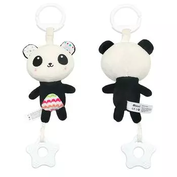 Музыкальная детская коляска подвесная игрушка кровать подвесная головоломка плюшевая игрушка panda