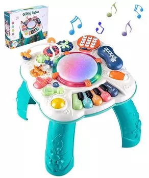 Музыкальная игрушка Подставка для игрушек с бусинами Петляющая детская музыкальная настольная игрушка Многофункциональное пианино Музыкальный инструмент Игрушка для игр Настольная игрушка Развивающая игрушка Музыкальная игрушка
