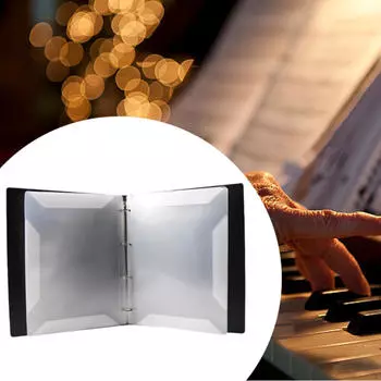 Музыкальная папка для хранения бумажных документов Портативная прозрачная защитная папка A4