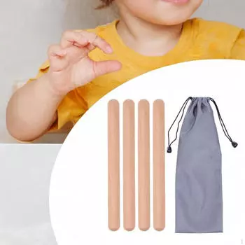 Музыкальная ритм-палочка обучающая игрушка детский деревянный ударный инструмент для Style A