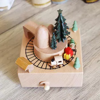 Музыкальная шкатулка для домашнего декора, центральный элемент стола, декоративная часть, подарки для гостиной A