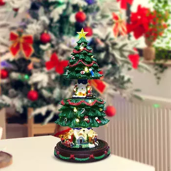 Музыкальная шкатулка для рождественской елки со звездами, украшение для зимнего фестиваля в помещении