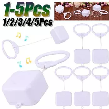 Музыкальная шкатулка на шнурке, белая, для младенцев, для детской кроватки, колокольчик, погремушка, игрушка, подарки, новые детали, аксессуары для детей, колыбельная Брамса