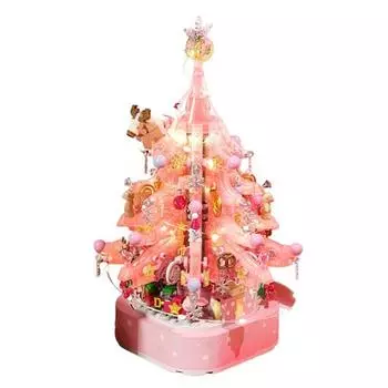 Музыкальная шкатулка Pi Christmas Tree, совместимый с Orgol, розовый