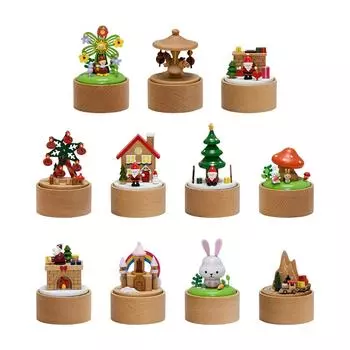 Музыкальная шкатулка Поделки День рождения Праздник Милый подарок Коллекционные украшения Игрушка-заводной механизм для девочек Подруг Влюбленных Друзей Детей