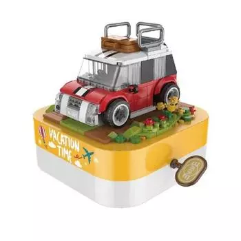 Музыкальная шкатулка Toy & Toy Melody Машинка для отпуска LEGO Блок LEGO, награда Mixture