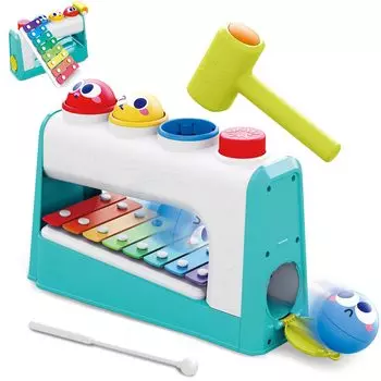 Музыкальные игрушки Jecimco, детский набор ударных инструментов, развивающие игрушки для раннего развития, подарок на день рождения для мальчиков и девочек, фортепьяно с октавами, многофункциональное музыкальное