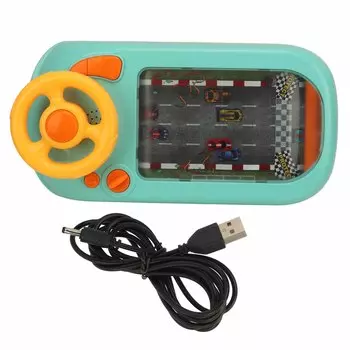 Музыкальные игрушки-рули для мальчиков и девочек старше 3 лет, имитация вождения гоночного автомобиля