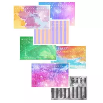 Музыкальные инструменты Калимба наклейка ПВХ красивая привлекательная A