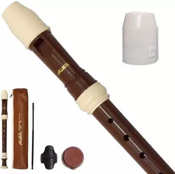 Музыкальные инструменты Toyama AULOS Bel Canto блокфлейта сопрано в немецком стиле 104A набор антибактериальных колпачков (грамм)