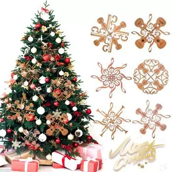 Музыкальные инструменты, украшение, деревянная скрипка, рождественская елка, подвесное украшение в форме гитары, подарок для любителей музыки A