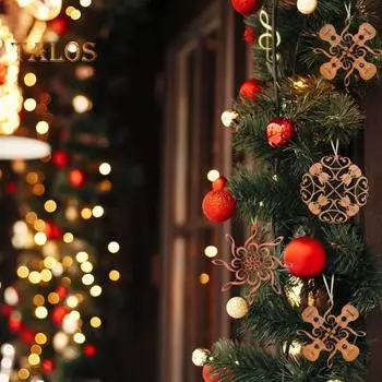 Музыкальные инструменты, украшение, деревянная скрипка, рождественская елка, подвесное украшение в форме гитары, подарок для любителей музыки B