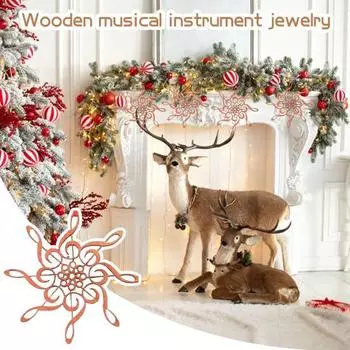 Музыкальные инструменты Yousheng, украшение, деревянная скрипка, рождественская елка, подвесное украшение в форме гитары, подарок для любителей музыки A