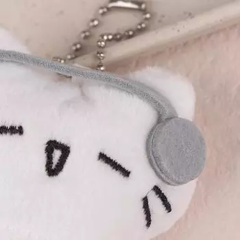 Музыкальные наушники Подвеска в виде кошки Парная сумка Милая подвеска Студенческая сумка Креативная подвеска