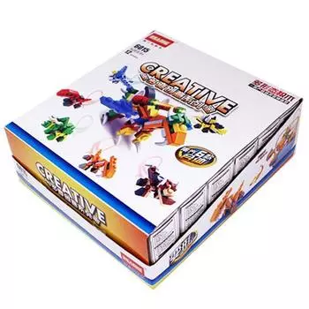 Музыкальный автомат Hansie Dinosaur Block 12P, разноцветный