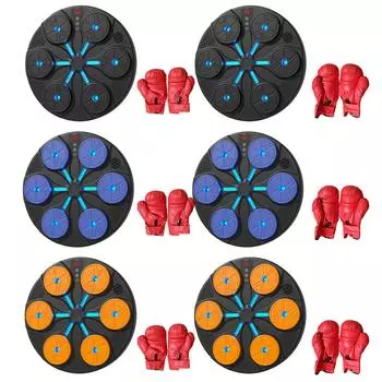 Музыкальный боксерский автомат,Настенная мишень,Умная настенная мишень для боксерского автомата,Электронная Orange Kid Gloves